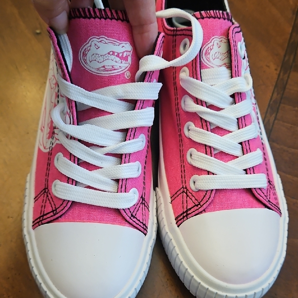 Pink Florida Gators Sneakers, Womens 7 NEW - Picture 6 of 6
